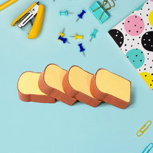 3D Toast Bread Shape Eraser for Kids (4 Pcs Set)