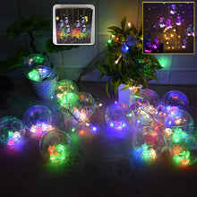 12  Wish Balls Window Curtain String Lights with 8 Flashing Modes (Plastic, Multi Color)