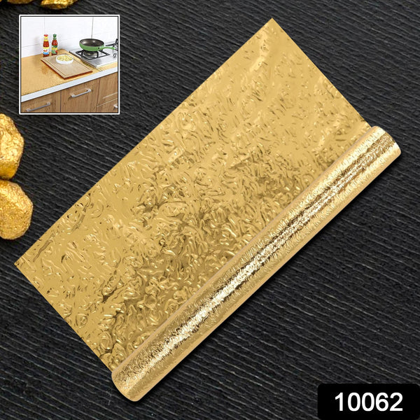 Oil-Proof Aluminum Foil Sticker  Waterproof Self-Adhesive Kitchen Wallpaper