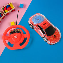 Plastic RC Racing Car  2-Way Control with Handle Remote & Rechargeable Battery
