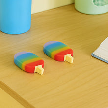 Jelly Popsicle Erasers  Cute & Fancy Mini Erasers for Kids (2 Pc Set, Mix Design)