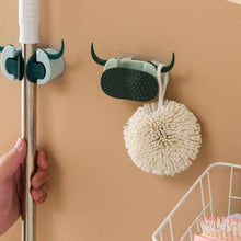 Multifunctional Cartoon Sticky Punch Free Mop Holder Wall Mounted (1 Pc)