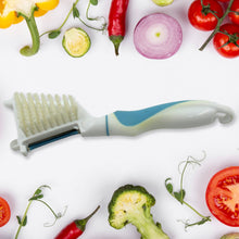 Multipurpose Peeler Brush  Stainless Steel Peeler with Cleaning Brush (1 Pc)