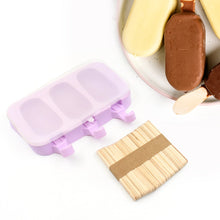 Silicone Sicle Molds  DIY Ice Pops with Lids & 50 Sticks