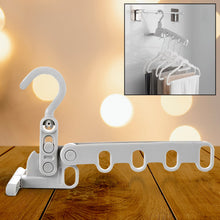 5-Hole Foldable Clothes Hanger  Robust, Space-Saving Travel Rack