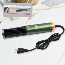 Hair Straightener Comb, Anti Scald Hot Comb Negative Ion Hair Straightener Brush (1200w)
