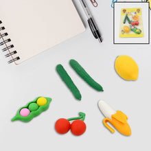 3D Mix Design Fancy & Colorful Erasers  Novelty Set for Kids & School Prize (1 Set)
