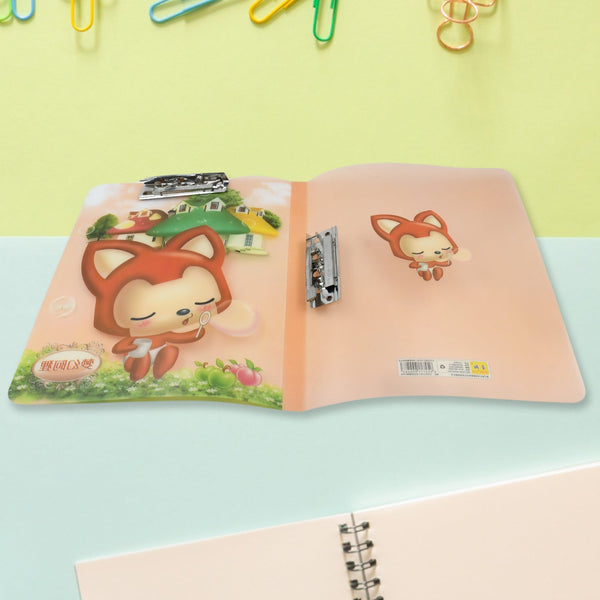 2 In 1 Plastic Clipboard Writing Pad, Exam Board & Clip File for Kids (232 × 305 × 18 mm)
