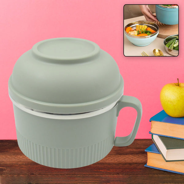 Vacuum Food Flask, Noodle Bowl for Camping Picnic for School Office Outdoor (1 Pc)