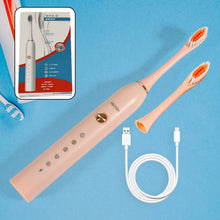 Electric Toothbrush for Adults & Teens  Deep Cleaning with Extra Brush Heads