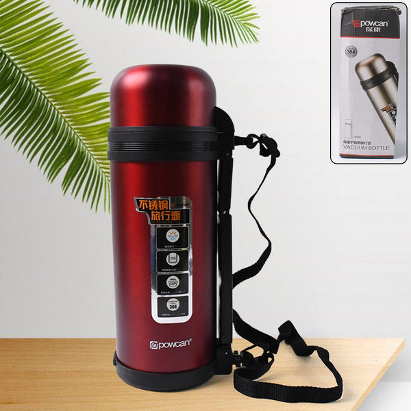 Stainless Steel Thermos Flask Double-Walled Coffee Thermos Flask Leak-proof (1500ML)