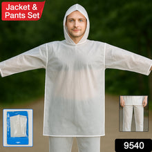 Full-Body Rain Suit  Jacket & Pants Set Fashion Portable Adult Rain Coat (1pc)