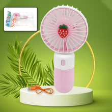 Portable Small Electric Fan  Rechargeable Mini Handheld Fan for Students