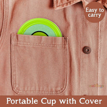 Portable Travelling Cup/Tumbler With Lid Folding / Pocket Glass for Travelling (Pack of 1)