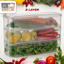3 Fridge Storage Container (Pack of 3pcs, 1500ML Approx)