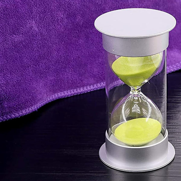 45-Minute Green Sand Timer  Hourglass Time Management Tool (Color: Green)