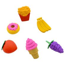 3D Food Fancy Colorful Erasers  Cute Novelty Eraser Set for Kids (1 Set)