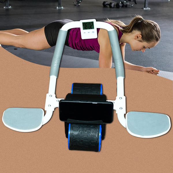 Abdominal Roller Wheel, Automatic Rebound Sponge Handle