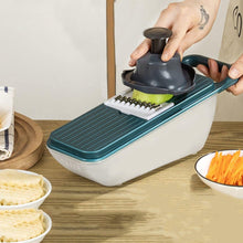 Multifunctional Vegetable Slicer Cutter  Onion & Potato Slicer with 6 Blades & Peeler