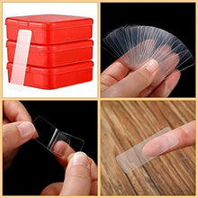60-Piece (Approx) Double-Sided Transparent Adhesive Stickers