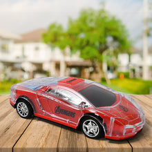 Plastic RC Racing Car  2-Way Control with Handle Remote & Rechargeable Battery