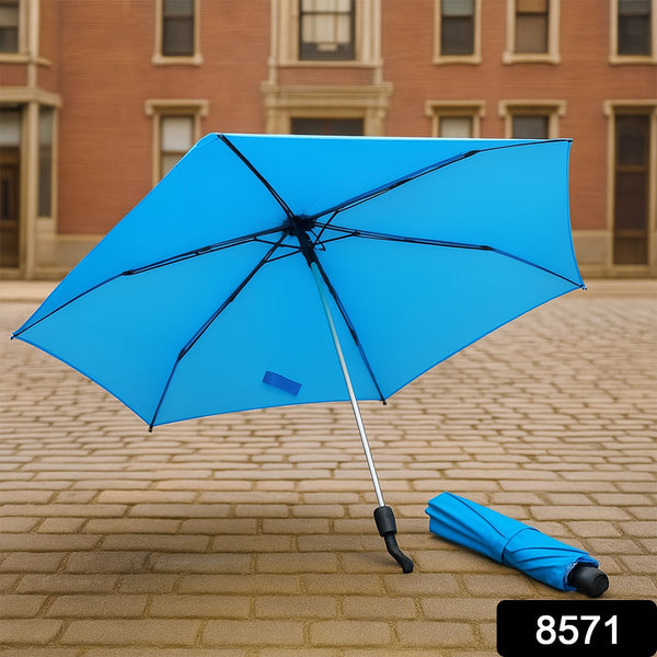 3-Fold Umbrella Summer Sun and Rain Protection Foldable Cute Umbrella (1 Pc) 
