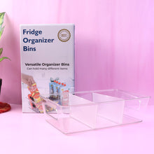 Plastic Refrigerator Organizer Bins (1 Pc Mix Color)