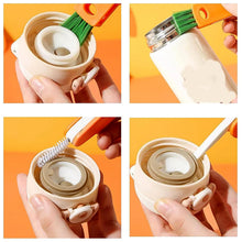 3-in-1 Multifunctional Cleaning Brush Set  Mini Bottle, Cup & Lid Cleaner (1 Pc)