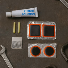 Bicycle Tire Repair Kit Portable Puncture Repair Set with Adhesive (1 Set / Mix Design)