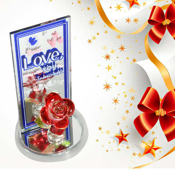 Lovely Rose Showpiece  Romantic Gift Set for All Occasions (1 Pc)