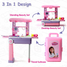 Big Beauty Set Suitcase On Wheel (Beauty Set Trolley)