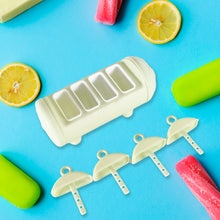 Cartoon Ice Candy Mold  4-Cup Multicolor Set (1 Pc)