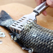 Stainless Steel Fish Scale Remover Scraper  Sawtooth Kitchen Tool