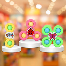 Colour Baby Spinner Toy Set Suction Cup Sensory Spin Toys (3 Pc Set)
