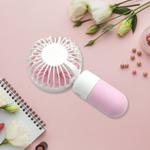 Portable Small Electric Fan  Rechargeable Mini Handheld Fan for Students