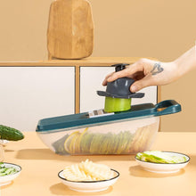 Multifunctional Vegetable Slicer Cutter  Onion & Potato Slicer with 6 Blades & Peeler