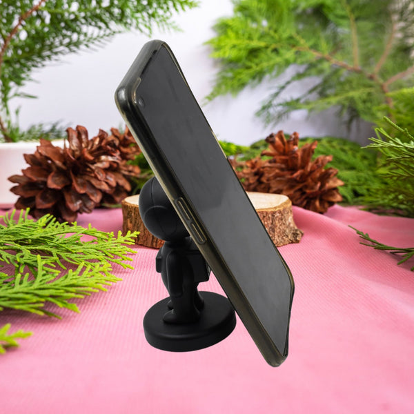 Cartoon Astronaut Magnetic Mobile Phone Holder  360° Rotating Car Mount (1 Pc)