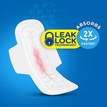 Beautiful Basics Blue Lady Long Pads With Wides Wings Sanitary Pads  280 mm, 40-Pack