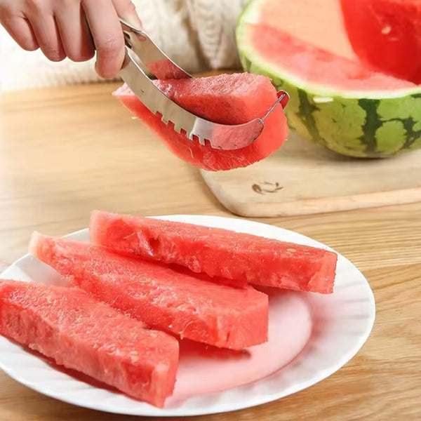 3-in-1 Watermelon Knife Set  Cantaloupe Slicer, Corer & Fruit Cutter
