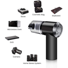 2 in 1 Wireless Vacuum Cleaner  120W Handheld USB Rechargeable for Home & Car (1 Pc)