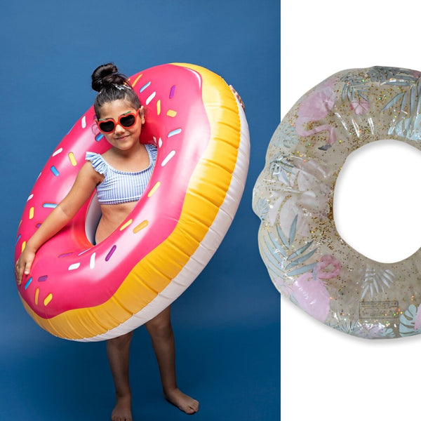 Swim Ring, For children, Conveniently Portable, Feathers, Swimming Ring (1 Pc)