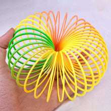 Rainbow Slinky Spring Toy  Compact Fun Toy for Kids & Adults, Gift-Friendly