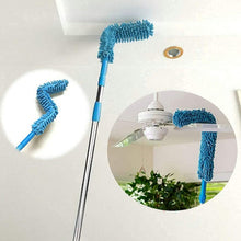 Adjustable Long Handle Microfiber Dust Brush  Foldable Ceiling & Appliance Cleaner