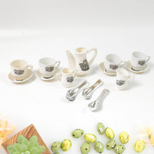 Tickles Tea toy Set | Coffee Kitchen Plastic Set (14 Pcs / Mix Size & Design)