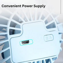 Portable Clip-on Fan, Battery Operated, With Light & Spray