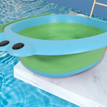 Frog Shape Foldable Baby Wash Basin  Space-Saving Face Washing Tub (33×31cm)