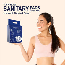Beautiful Basics Blue Lady Long Pads With Wides Wings Sanitary Pads  280 mm, 40-Pack
