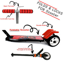 Kids 3-Wheel Leg Push Scooter with Adjustable Height (48 Years)