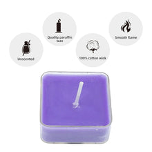 Smokeless Scented Acrylic Lavender Tealight Candles (1 Pc / Mix Color)