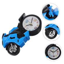 Retro Motorcycle Alarm Clock  Novelty Bike Engine Style Desk Clock